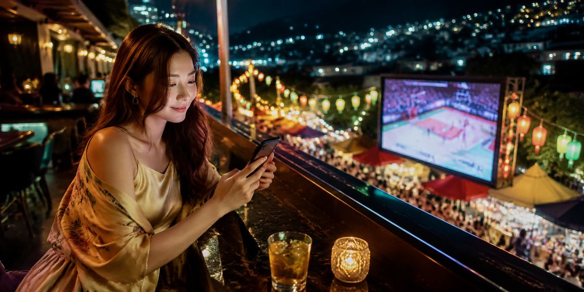 Người dùng sử dụng điện thoại thông minh duyệt thanh toán cá cược thể thao tại Đà Lạt